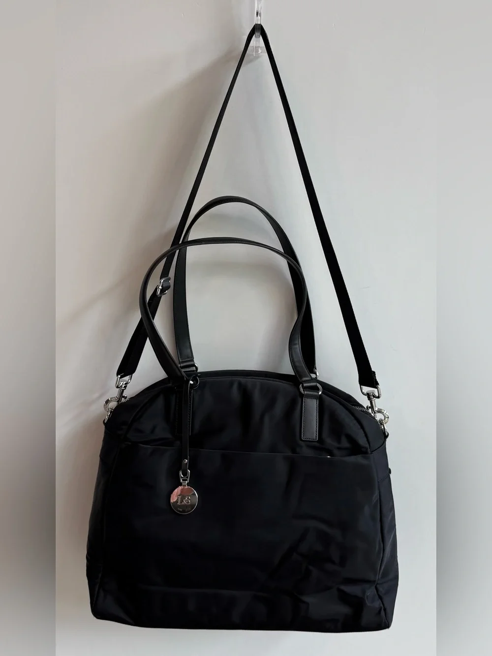 Lo & Sons OG Black Large Tote Shoulder Weekender Travel Laptop Carryon Bag